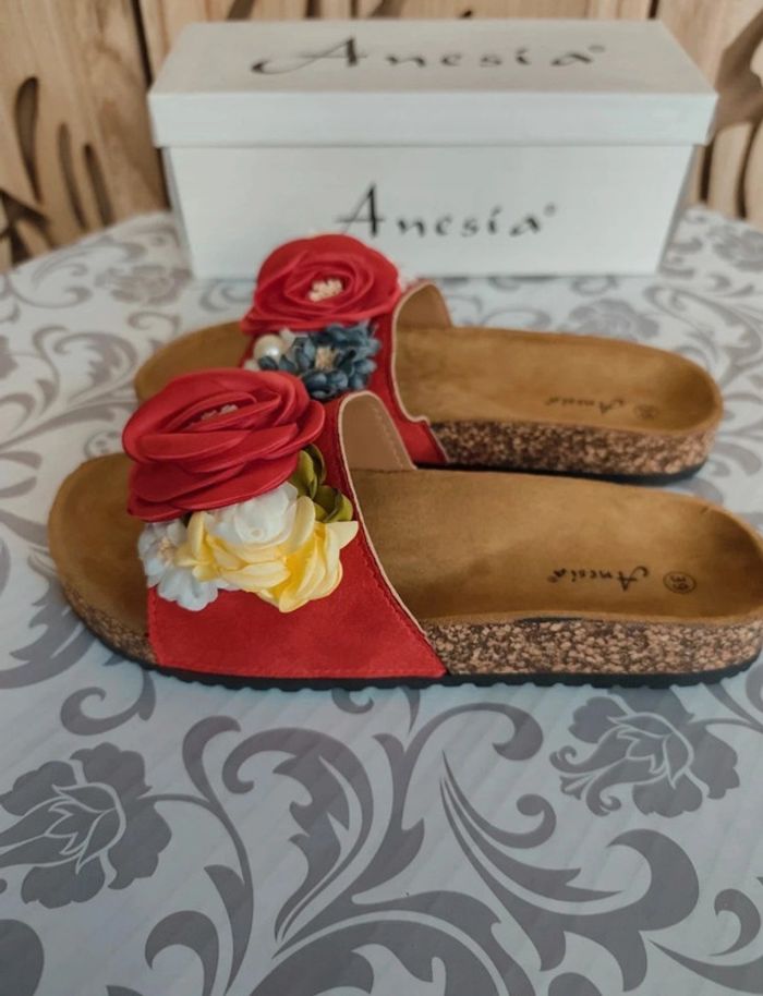Mules à fleurs pointure 39 Anesia - photo numéro 4