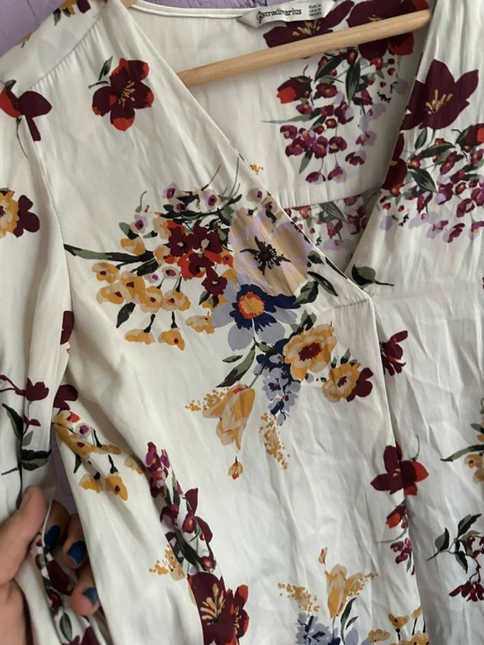 Superbe blouse florale Stradivarius - photo numéro 3