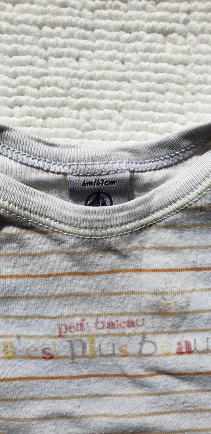 Lot bodys petit bateau 6 mois - photo numéro 4