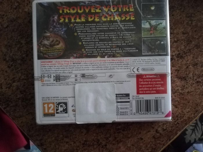 Super jeu 3ds neuf sous blister monster hunter - photo numéro 2