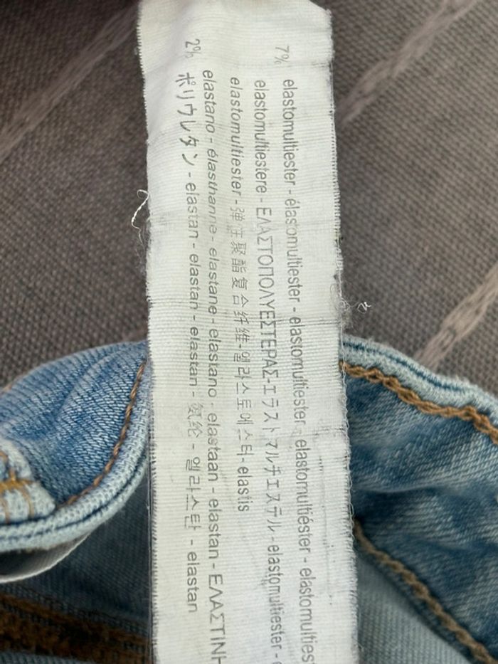 Beau jean skinny légèrement destroy bleu clair stradivarius 36 - photo numéro 7