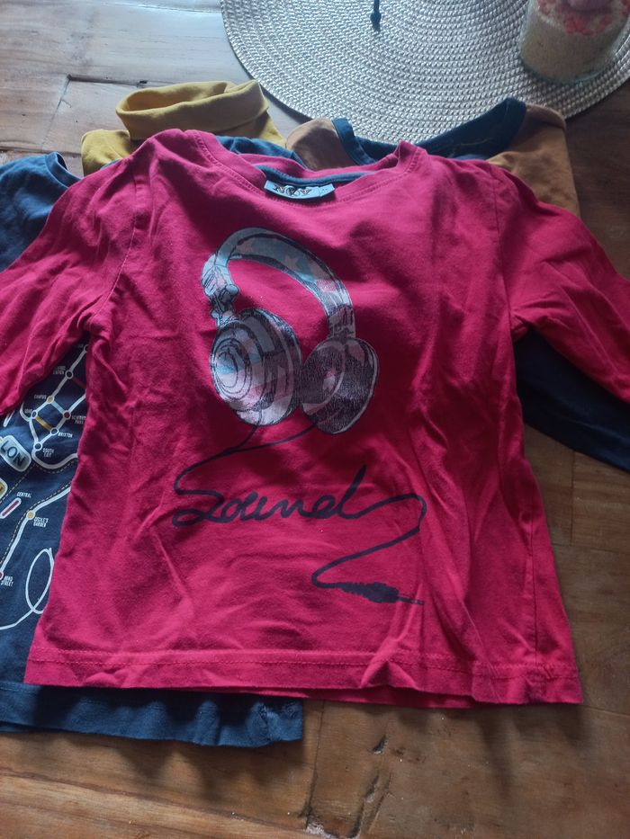 Lot tee-shirts manches longues 4 ans - photo numéro 3