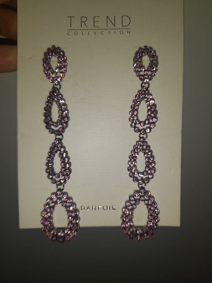 Boucles d'oreilles longue premium - photo numéro 3
