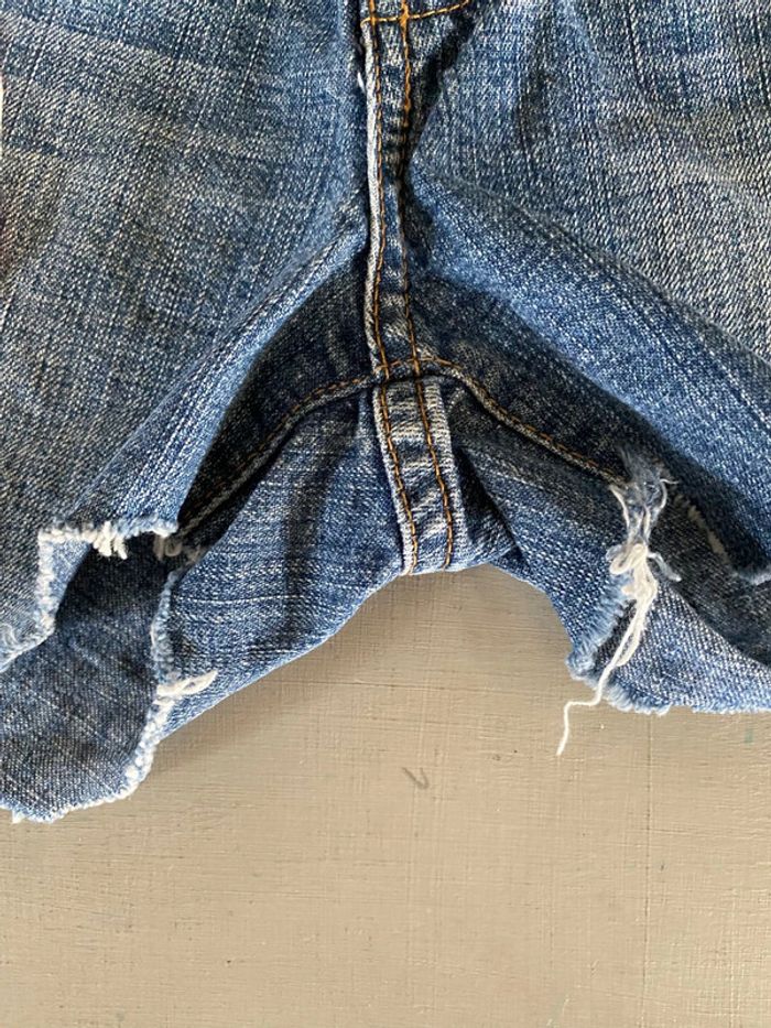 Short en jeans Ober bleu taille 40 - photo numéro 6