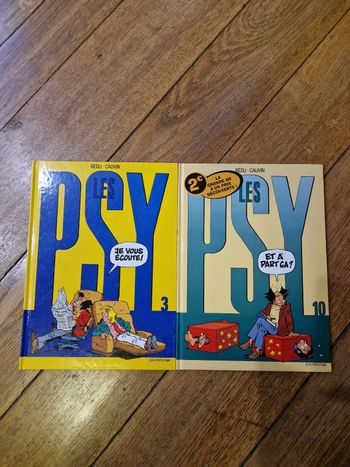 Lot de 2 bd les psy