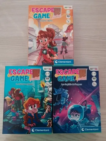 Lot de 3 jeux escape game