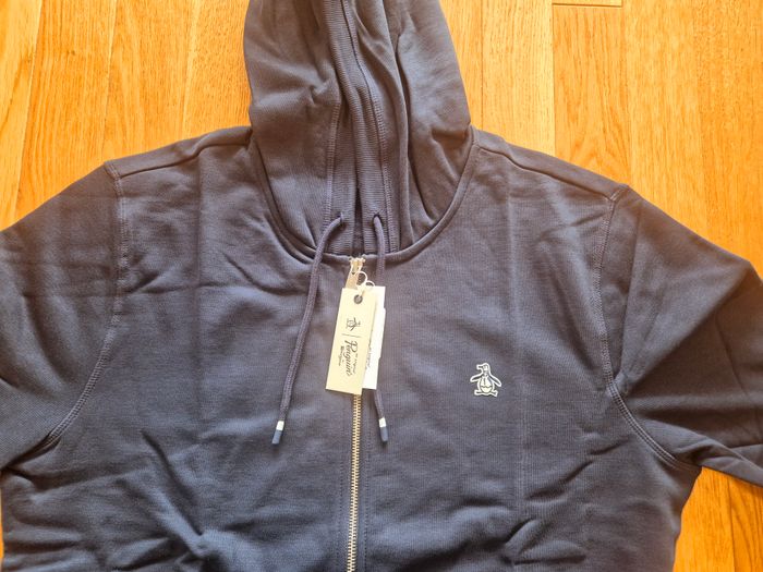 Veste De Jogging "Original Penguin" Bleu Marine Taille L neuf sous blister. - photo numéro 5