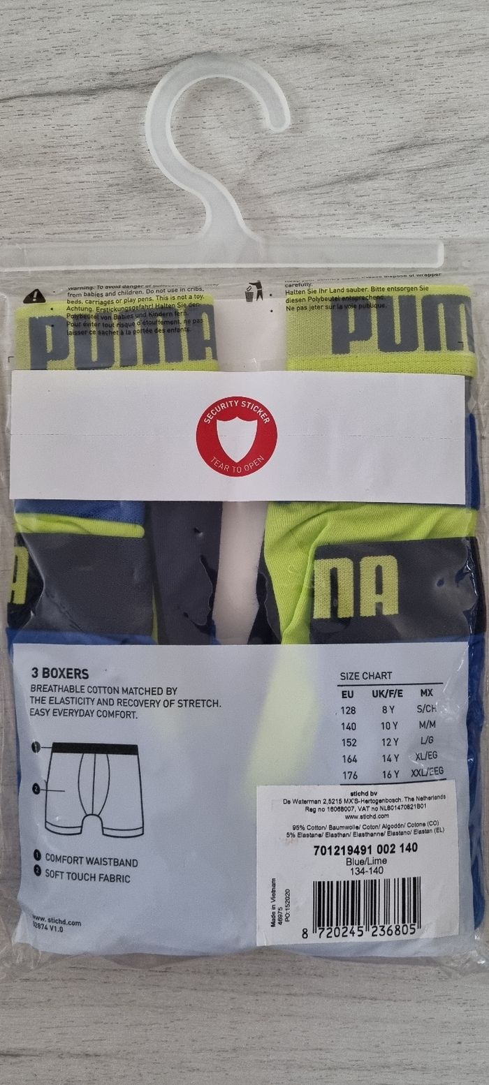 Lot de 3 boxers puma 10 ans - photo numéro 2