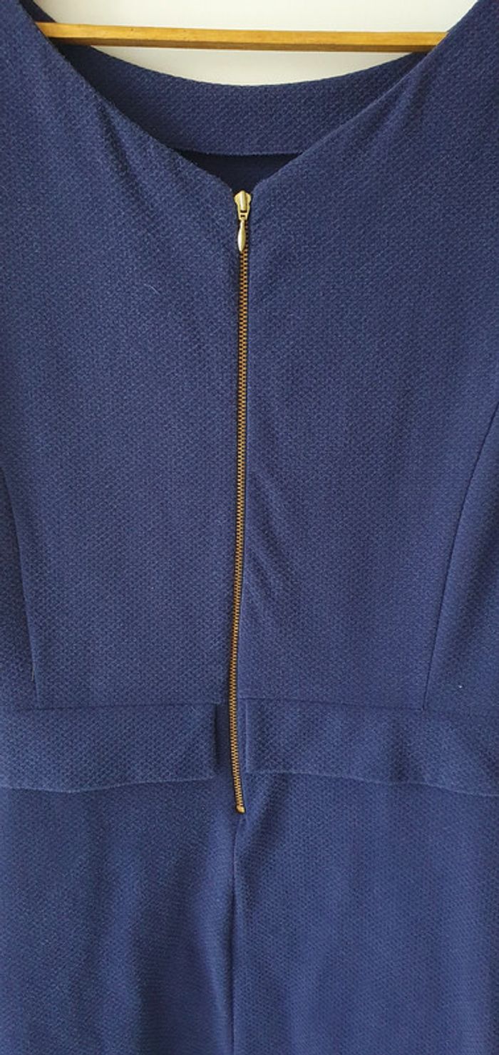 Robe droite bleu marine - Promod - Taille L : 40 - 42 - photo numéro 4