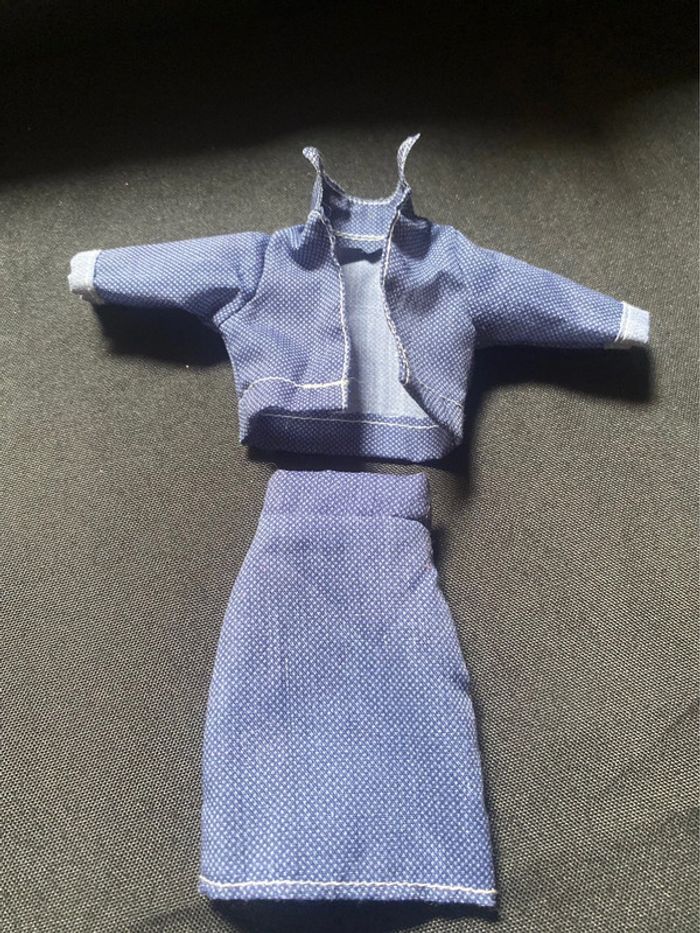 Ensemble veste et jupe poupée barbie - photo numéro 2