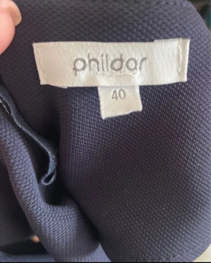 Robe bleu marine phildar - photo numéro 5