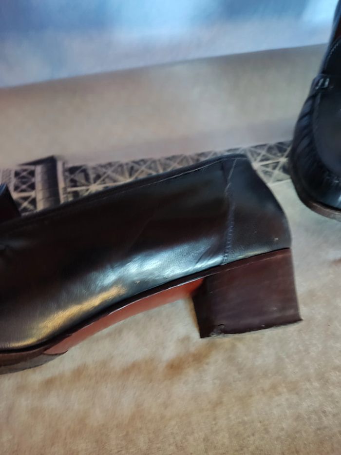 paire de mocassins marine 37.5 - photo numéro 2