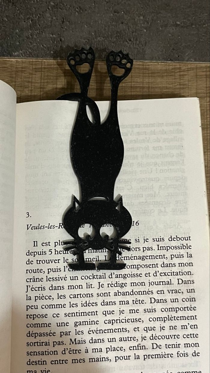 Marque page chat - photo numéro 2