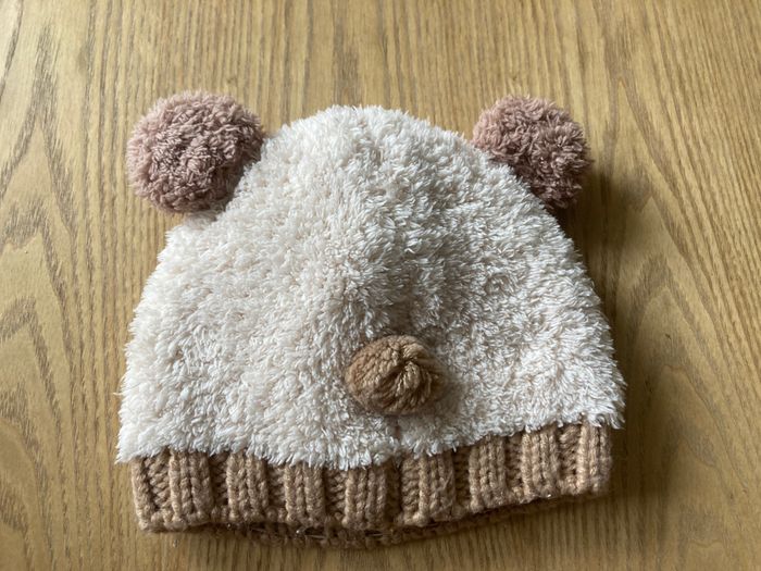 bonnet tout doux ourson bébé 3 mois - photo numéro 2