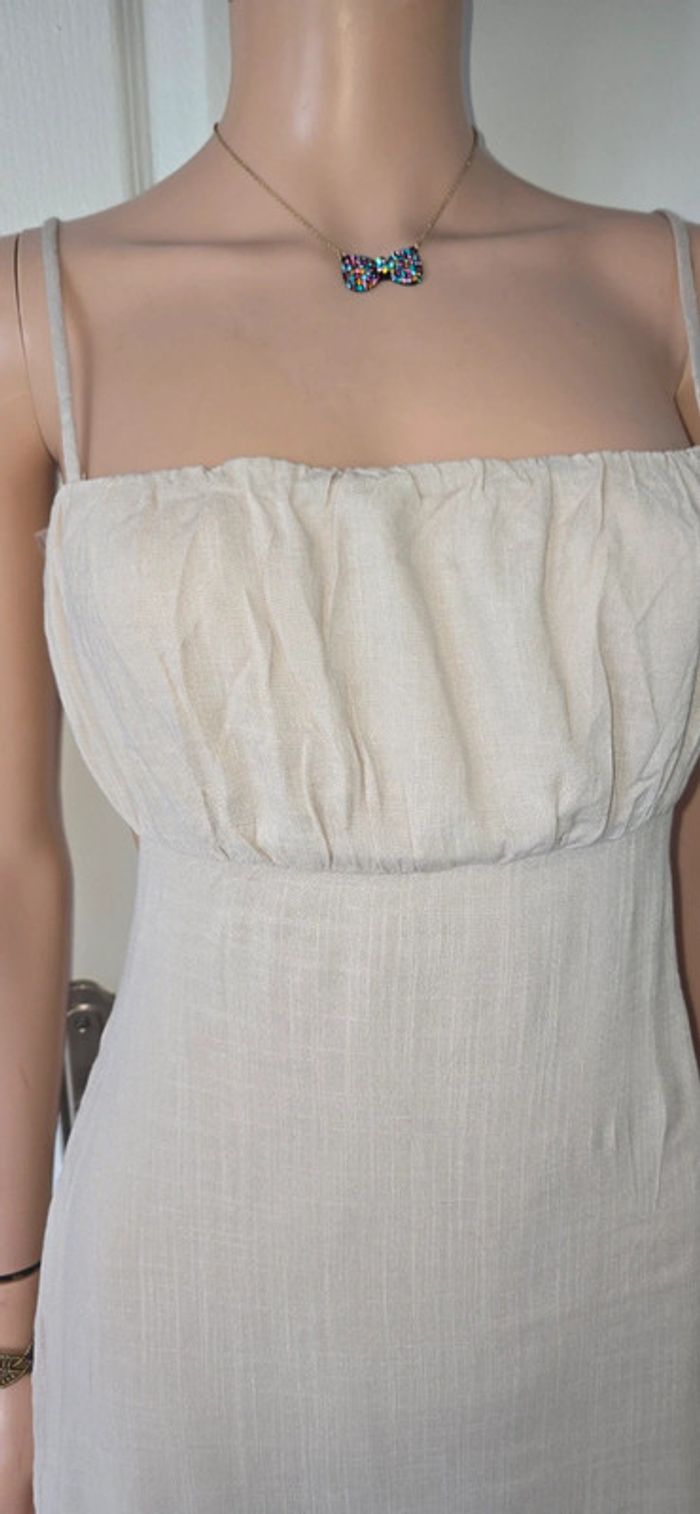 Robe Courte Le Lis Collection Taille S Beige Clair Neuf avec étiquettes - photo numéro 2