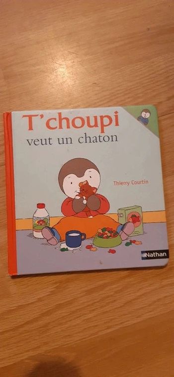 Livre T'choupi veut un chaton
