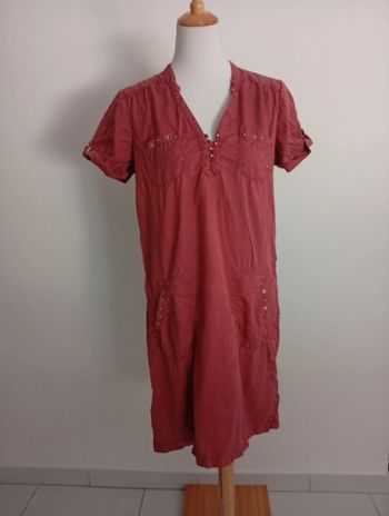 Armand Thiery - Robe à poches taille 38/40 | vieux rose
