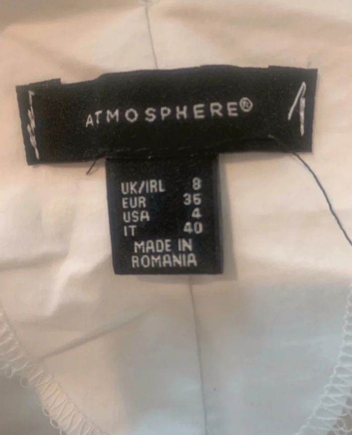 Robe courte blanche primark taille 36 - photo numéro 3