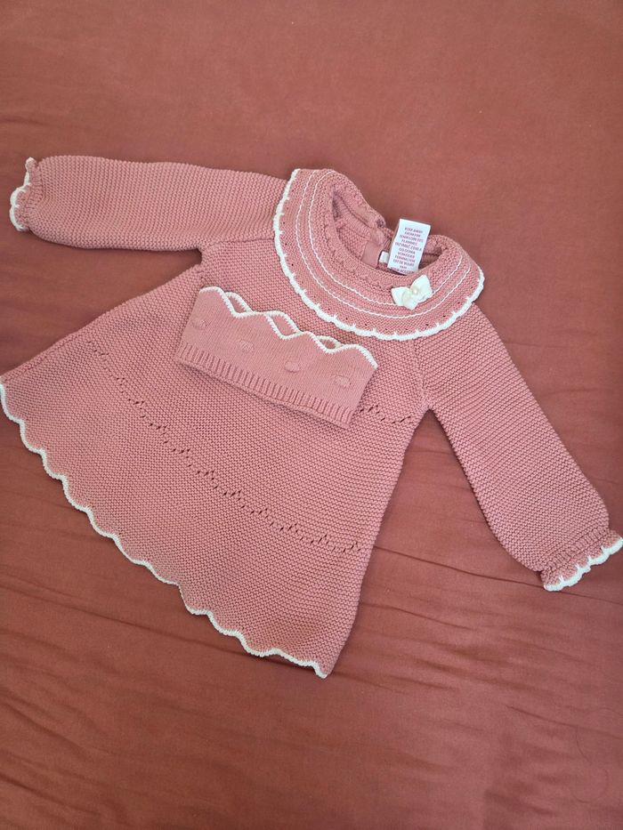 Robe rose 6-9 mois