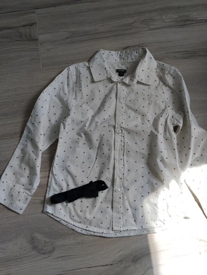 Chemise+noeud papillon.6 ans