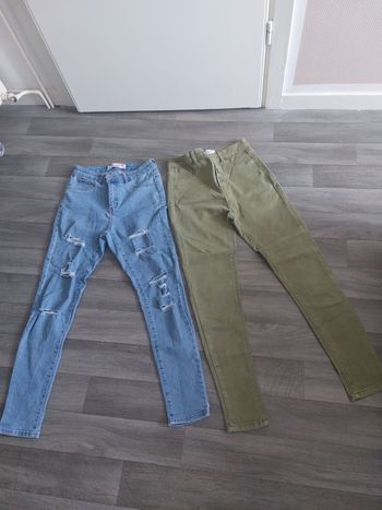 2 jeans jennyfer taille 38