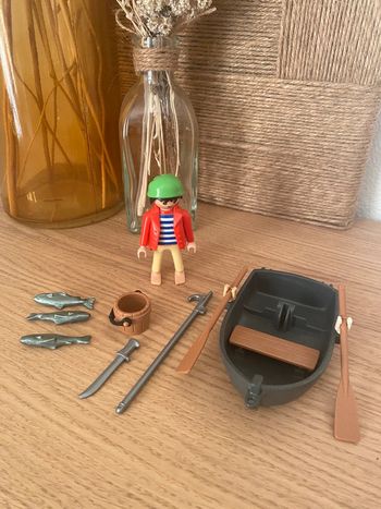 Pirate et sa barque Playmobil