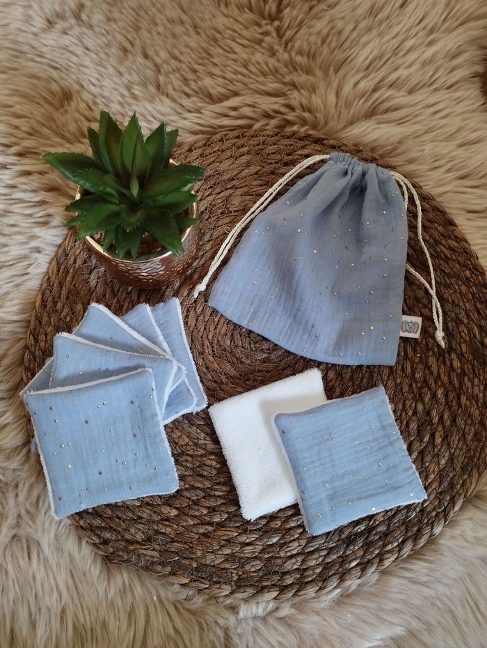 Pochon + 7 lingettes lavables