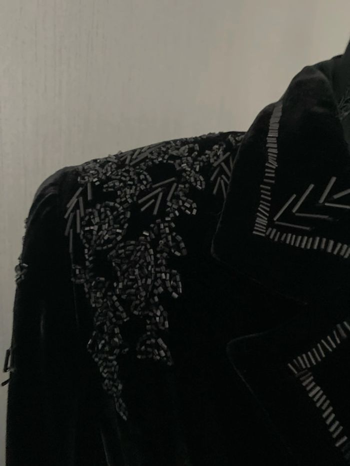 Veste velours noire - photo numéro 2