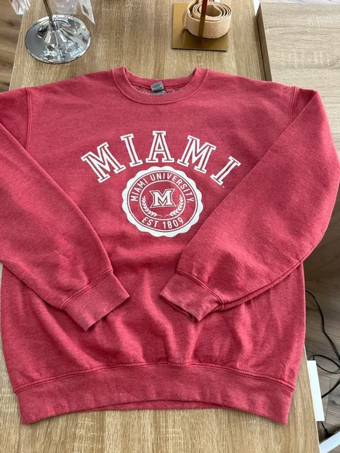 Sweat homme pull homme rouge bordeaux taille 38 taille 40 taille M - photo numéro 2
