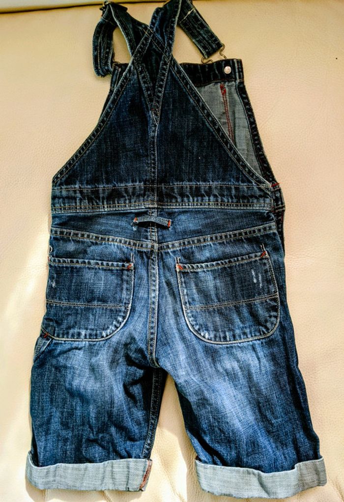 Salopette jean mixte 3-4 ans - photo numéro 3