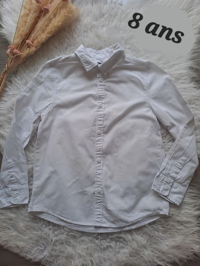 Chemise blanche kiabi 8ans