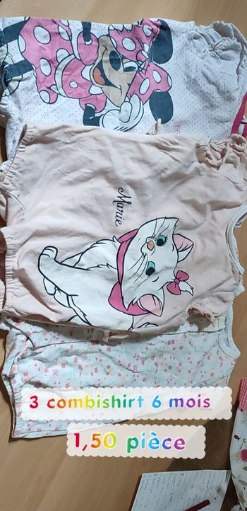 3 combi-shorts 6 mois