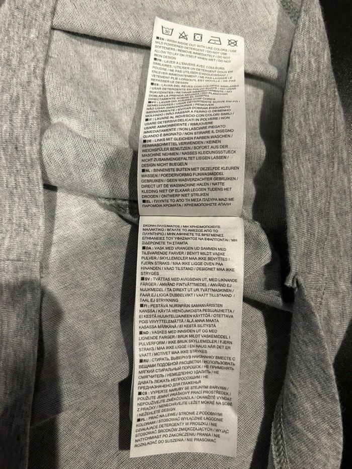 Nike tee shirt gris MC capuche S - photo numéro 12