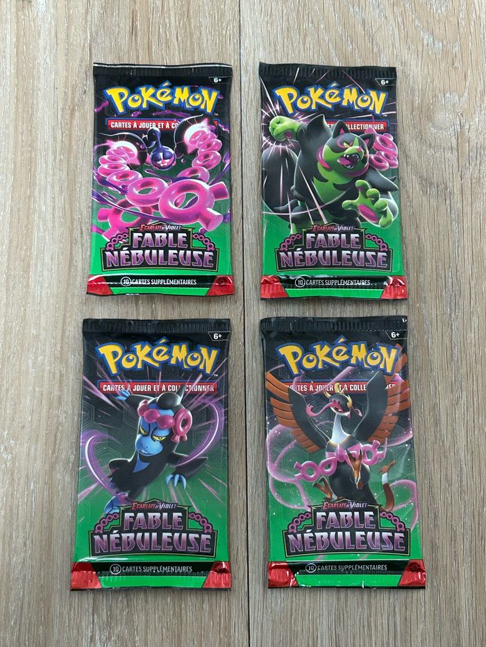 Pokémon Artset de Booster Fable Nébuleuses Scellé