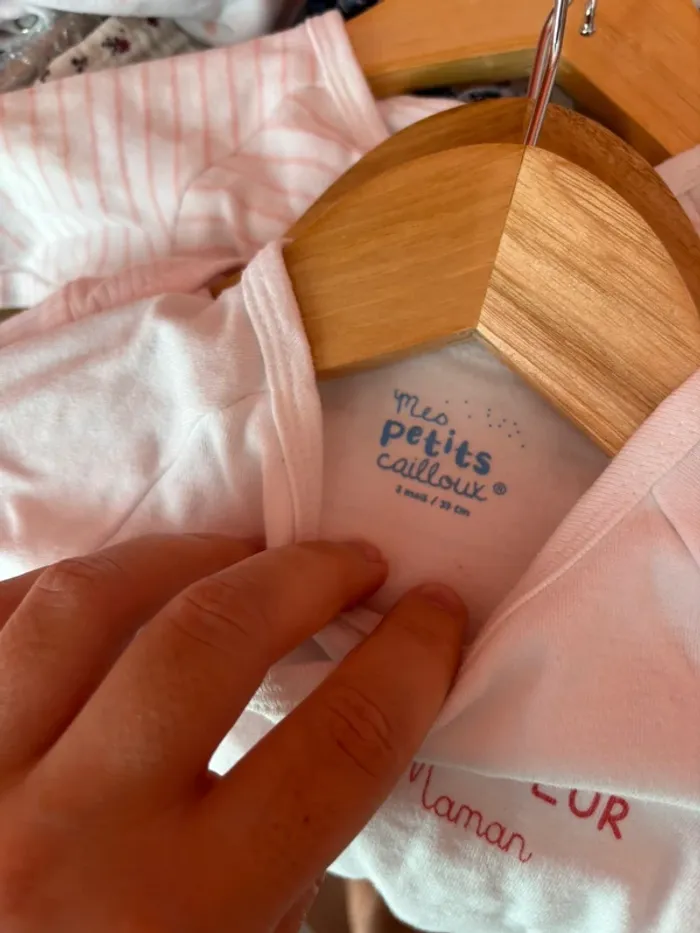 Lot 5 bodies Mes petits cailloux taille 3 mois - photo numéro 12