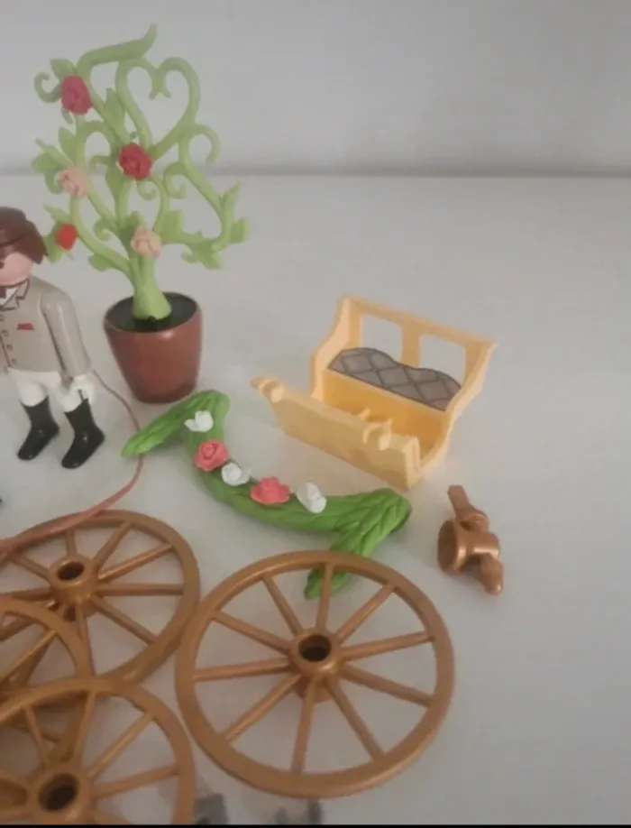Playmobil piece détaché du 9427 carrosse et couple de mariés - photo numéro 4