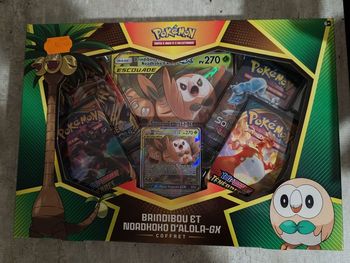 Coffret Pokémon neuf scellé Brindibou et Noadkoko d'Alola GX