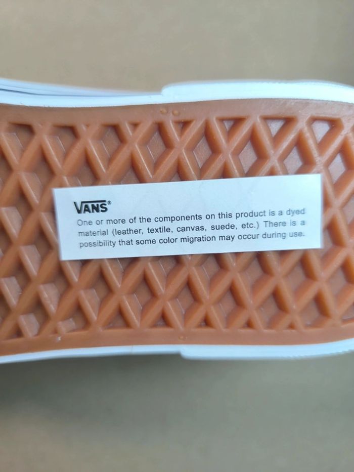 Baskets Vans sid suede mixte bleue marine pointure 36.5 neuves avec boîte - photo numéro 9