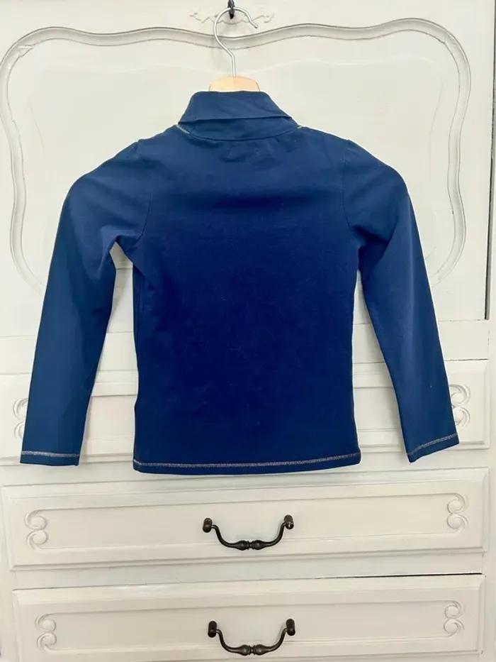 Très beau tee shirt col montant , roulé DPAM taille 8 ans - photo numéro 2