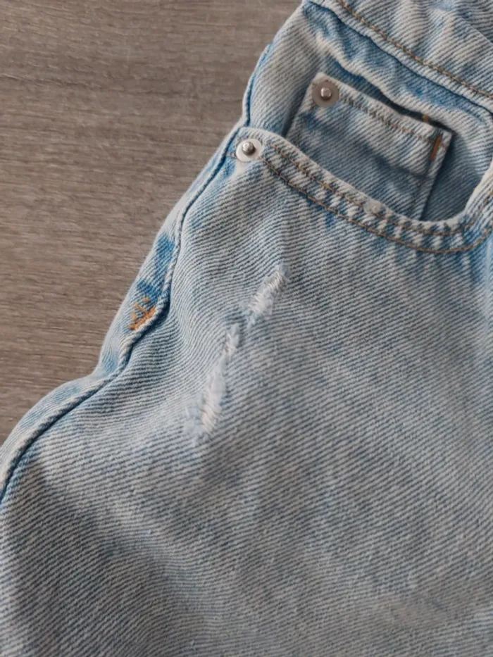 Jean Straight Effet Déchiré - photo numéro 6