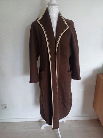Manteau long marron