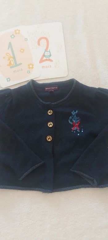 Gilet bébé fille 12 mois