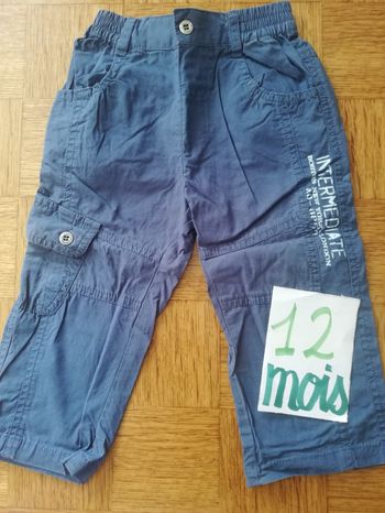 Pantalon bleu garçon 12 mois Ucollection