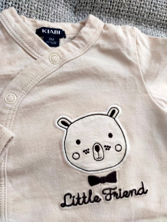 Lot idéal naissance: 3 pièces (pyjama et pantalon à pieds) - photo numéro 5