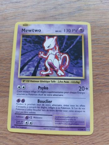 Carte Pokemon Mewtwo