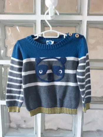 Pull manche longue Mot d'enfants 24 mois