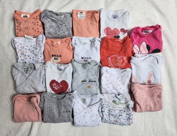 Lot bodies fille