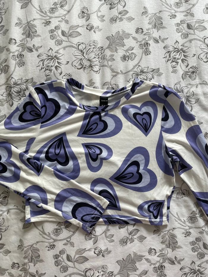 Crop top dos ouvert