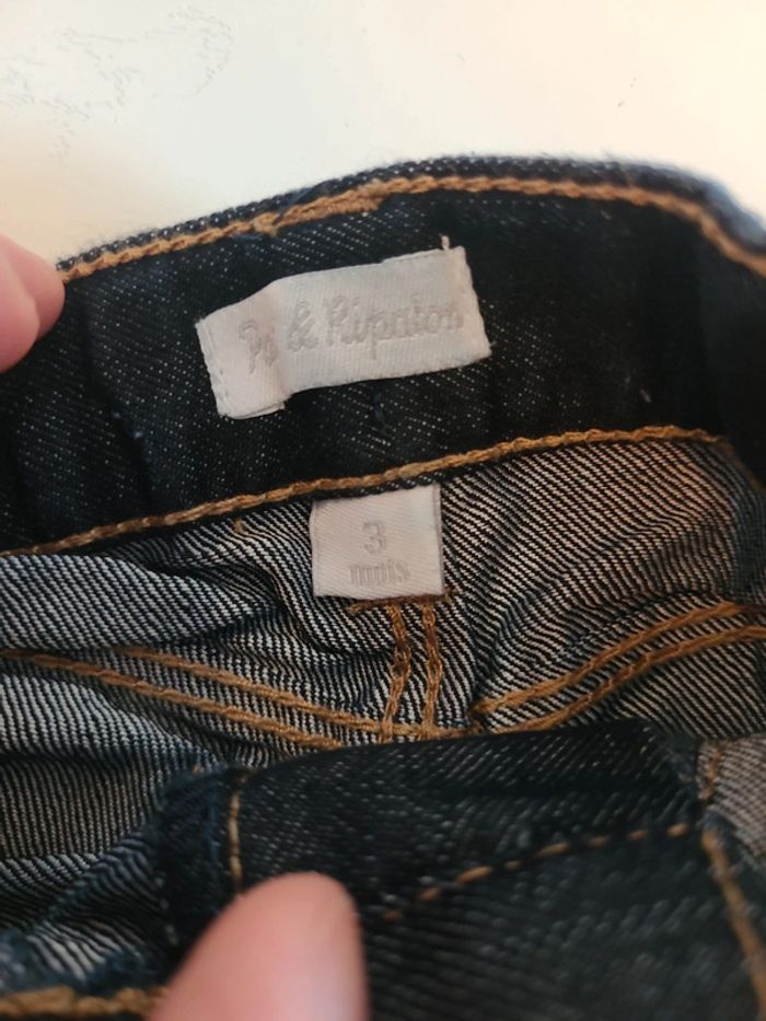 Lot de 3 jeans 3 mois - photo numéro 4