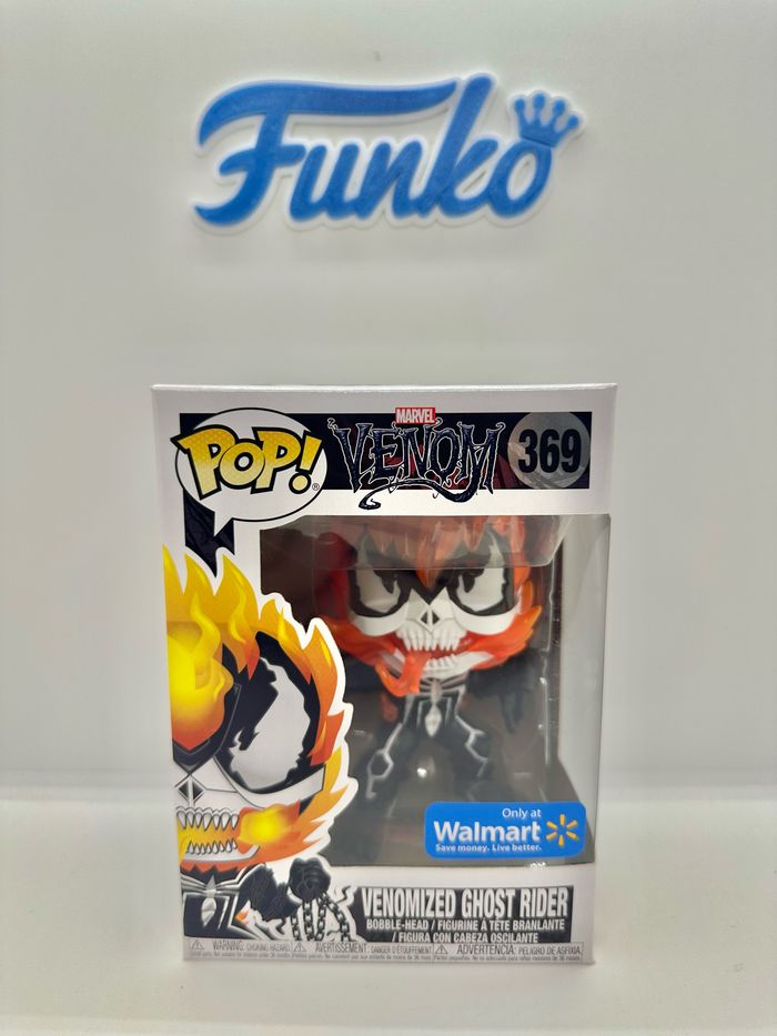 Funko Pop Marvel Venom Venomized Ghost Rider 369 Walmart Exclusive 🇺🇸